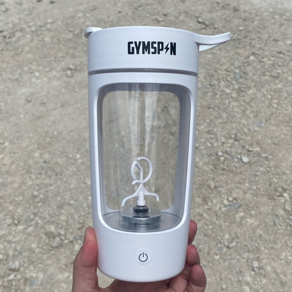 Gymspin usb rechargeable portable blender cup | white | new, unused